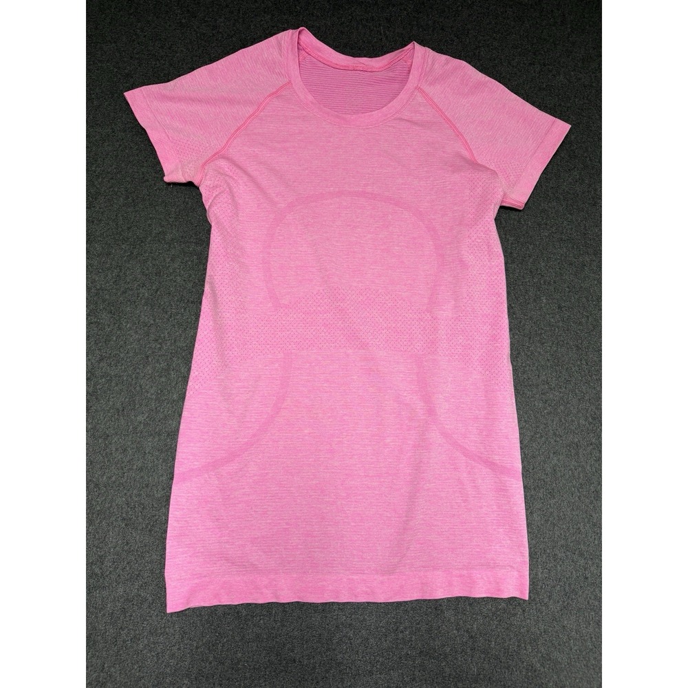 Lululemon Pink Swiftly Tech Size 6 Workout Top